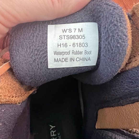 Sperry waterproof rubber boots - Picture 2 of 2